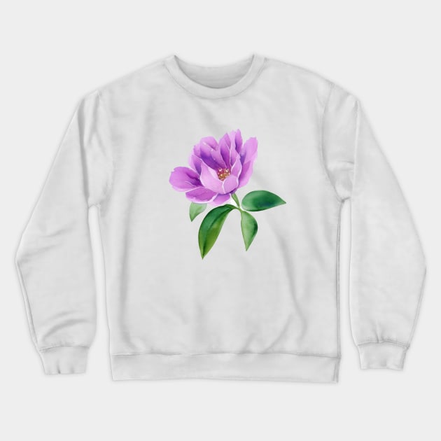 Beautiful Botanical Flower Crewneck Sweatshirt by Beastlykitty